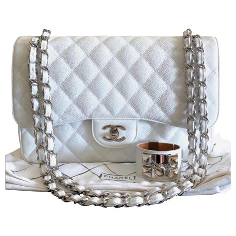 chanel white classic flap|Chanel classic flap prices.